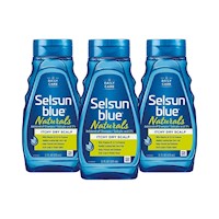 Shampoo Anticaspa Acido Salicílico 3% Selsun Blue Naturals 325ml 3 Uni